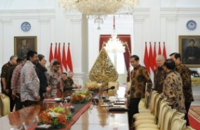 Präsident diskutiert mit US-ASEAN-Geschäftsrat über den Rang von EoDB Indonesiens.