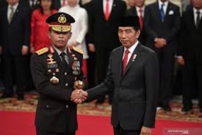 Präsident Joko Widodo ernannte  Idham Azis    zum nationalen Polizeichef