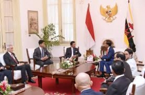 Indonesischer Präsident  empfing  den Ehrenbesuch der Staatsoberhäupter der befreundeten Länder