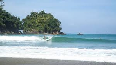 Der Lenggoksono Strand in Malang, Ost Java