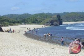 Der Nglambor Strand in Yogyakarta.