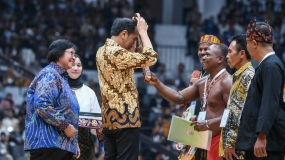 Präsident Jokowi lädt Menschen ein, in Jakarta so viele Bäume wie möglich zu pflanzen