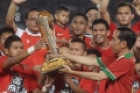 Fussballmannschaft Jakartas Persija  wurde Sieger des Präsidentenpokals