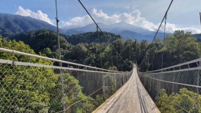 Das alte Tal Situgunung in Sukabumi, West Java