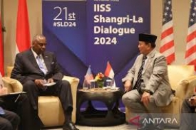 Prabowo sprach am Samstag erneut beim Shangri-La Dialog in  Singapur