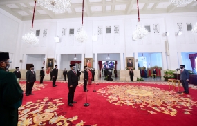 Präsident Joko Widodo ernennt sechs Minister und fünf stellvertretende Minister