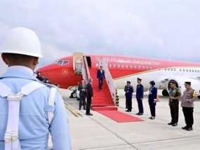 Präsident Jokowi traf nach seinem Besuch in drei ASEAN-Ländern in Indonesien ein