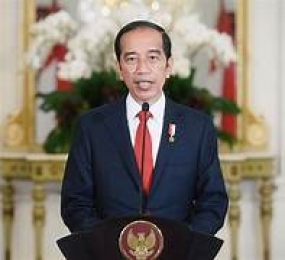 Präsident Joko Widodo gedenkt dem buddhistischen Feiertag Trisuci Waisak.