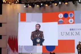 Präsident Joko Widodo sagte,  die indonesischen Exporte werden von Großunternehmern dominiert