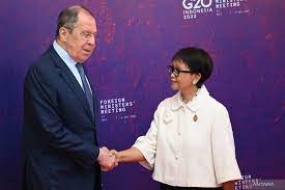 Der russische Außenminister schätzt die Rolle Indonesiens in internationalen Foren