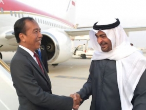 Präsident Joko Widodo reiste zu einem Arbeitsbesuch in die Vereinigten Arabischen Emiraten