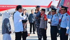 Präsident Jokowi und Frau  Iriana statten Westnusatenggara einen Arbeitsbesuch ab