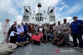 16 indonesische Fischer wurden an der Seegrenze zwischen Indonesien und Malaysia zurückgeführt
