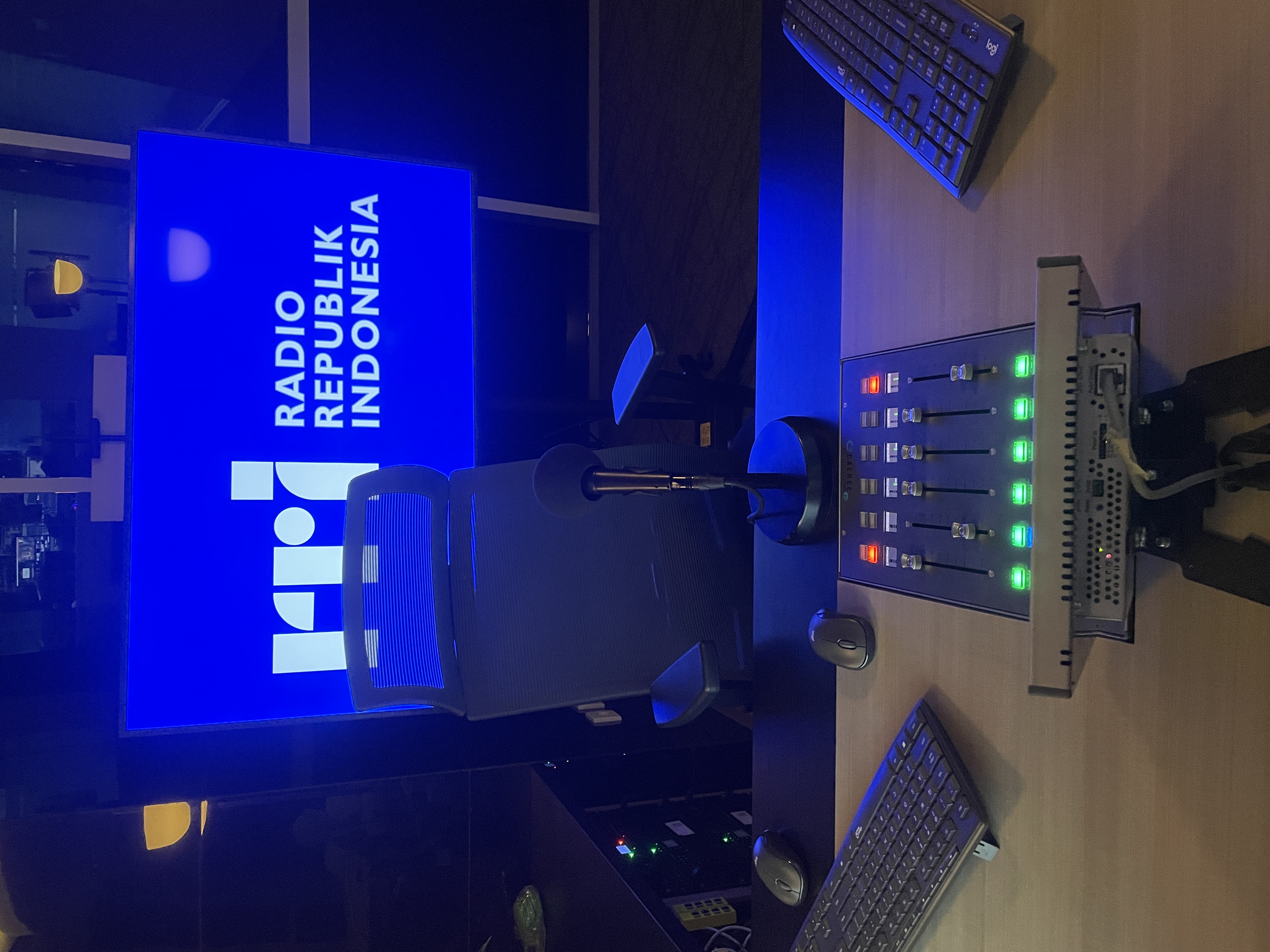 Voice of Indonesia broadcasting studio