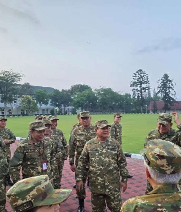 Presiden Prabowo Buka Pembekalan Kabinet di Akimil Magelang