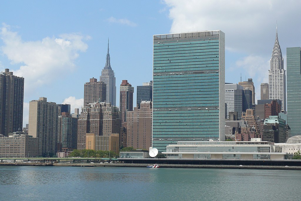 Markas Perserikatan Bangsa-Bangsa (PBB) di New York, Amerika Serikat. (Foto: Wikimedia Commons/Ad Meskens)