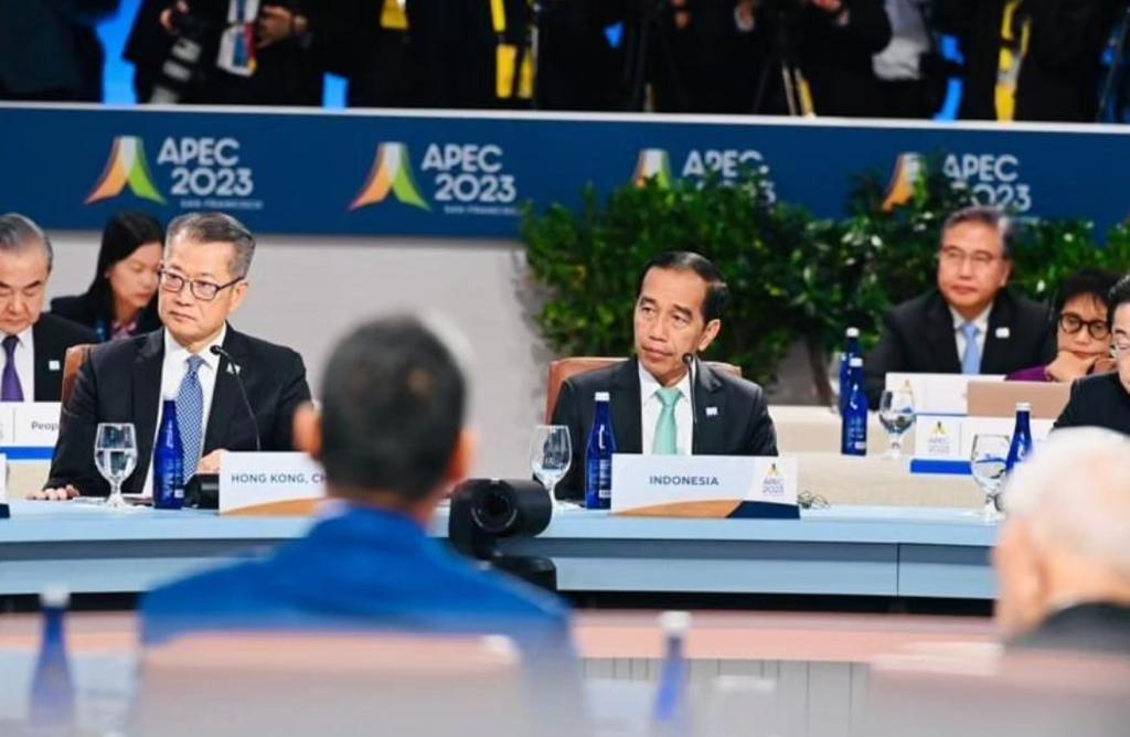 Presiden Joko Widodo menghadiri KTT APEC 2023 di San Fransisco, Amerika Serikat. Jumat 17 November 2023 (Foto: IG @Jokowi)