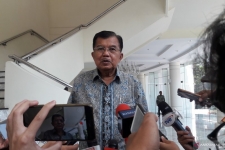 Wakil Presiden Jusuf Kalla di Kantor Wakil Presiden, Jakarta pada Selasa (26/3/2019). (Bayu Prasetyo)