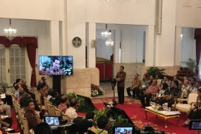 Presiden Jokowi sebut hampir tak ada lagi &quot;illegal fishing&quot; di laut Indonesia (Hanni Sofia)