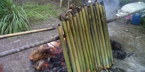 Kuliner Binarundak di Motoboi Besar, Provinsi Sulawesi Utara