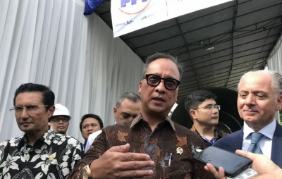 Menteri Perindustrian Agus Gumiwang Kartasasmita (ANTARA/ Sella Panduarsa Gareta)