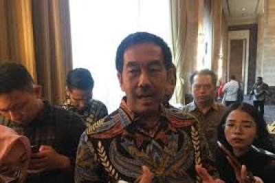 Direktur Utama PT Angkasa Pura II (Persero) Muhammad Awaluddin saat ditemui pada Acara BUMN Performane Excellence Award 2020 di Jakarta, Rabu. (Mentari Dwi Gayati)