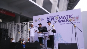 Kementerian Luar Negeri RI Gelar Asian Games Diplomatic Walk