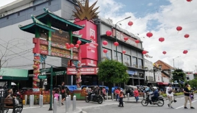 Kampung pecinan Ketandan di Jalan Malioboro Yogyakarta