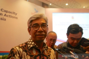 Wakil Menteri Luar Negeri Indonesia Abdurrahman Mohammad Fachir (kiri) saat ditemui usai membuka &quot;Regional Conference on Humanitarian Assistance: Enhancing the Capacity of Humanitarian Actions in South-East Asia&quot; di Jakarta, Kamis (8/8/2019). 