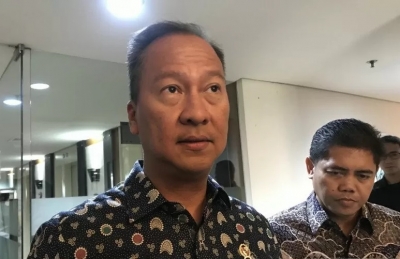 Menteri Perindustrian Agus Gumiwang Kartasasmita (ANTARA/ Sella Panduarsa Gareta)