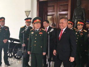 Menhan puji Dubes Vietnam dorong kerja sama pertahanan