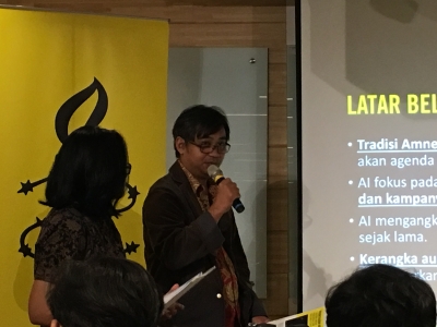 Amnesty International Indonesia Serahkan Laporan Agenda Prioritas HAM kepada Kontestan Pemilu