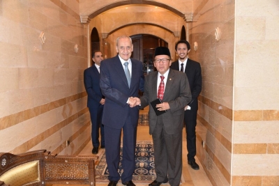 Akhiri Masa Tugasnya, Dubes RI Bertemu Ketua Parlemen dan Presiden Lebanon
