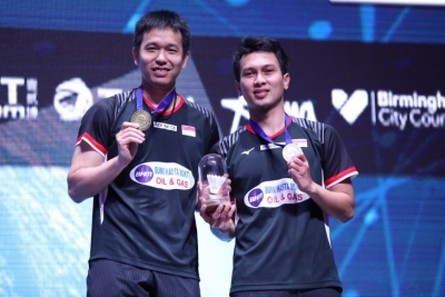 Meski Terganggu Cedera, Hendra/Ahsan Raih Gelar All England