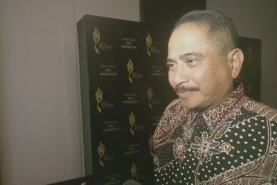 Menteri Pariwisata (Menpar) Arief Yahya di sela acara malam anugrah &quot;SPA &amp; Wellness Tourism Award dan Pemilihan Duta Pariwisata SPA Indonesia 2019 tingkat Nasional&quot; di Jakarta, Senin (9/9/2019).