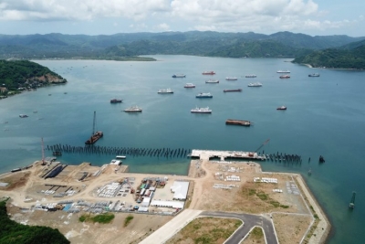 PT Pelabuhan Indonesia (Pelindo) III membangun Terminal Gili Mas di Kecamatan Lembar, Kabupaten Lombok Barat, Nusa Tenggara Barat, dengan dana lebih dari Rp1 triliun dan akan menjadi pelabuhan termegah kedua setelah yang ada di Bali. (Dok Humas Pelindo III Cabang Lembar)