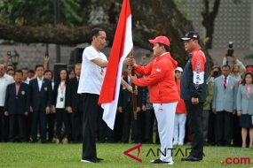 Lepas Kontingen Indonesia, Presiden Optimistis Indonesia Mampu Raih Target Medali