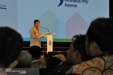 Wakil Presiden Jusuf Kalla memberikan pengarahan pada Musyawarah Perencanaan Pembangunan Nasional (Musrenbangnas) Tahun 2019 di Hotel Shangri-la Jakarta, Kamis (9/4/2019). (Biro Pers Setwapres)