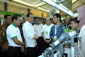 Presiden kunjungi pameran ASAFF 2018 di JCC