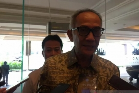 Sekretaris Jenderal Kementerian Perdagangan Oke Nurwan saat ditemui usai Dialog Nasional Perdagangan di Jakarta, Rabu. (Mentari Dwi Gayati)