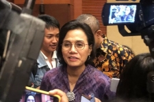Menteri Keuangan Sri Mulyani Indrawati di Kantor Kementerian Keuangan, Jakarta, Kamis (19/12/2019). (ANTARA/AstridFaidlatulHabibah)