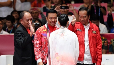 Presiden Jokowi apresiasi raihan emas dari wushu