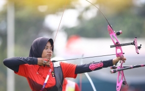 Tim panahan Indonesia sumbang medali perak