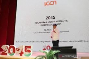 Ketua Umum Indonesia Creative City Network (ICCN) Fiki Satari mengatakan ekonomi kreatif akan menjadi tumpuan pertumbuhan ekonomi Indonesia masa depan. (Istimewa)