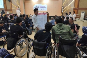 KPU Gelar Simulasi Pemungutan Suara Bagi Disabilitas