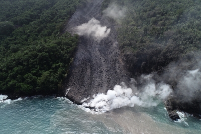 PVMBG Tetapkan Zona Berbahaya Sektoral Gunung Karangetang