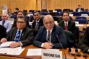 Delegasi Indonesia dalam Sidang Umum Organisasi Maritim Internasional (IMO) di London, Inggris. (Kemenhub)