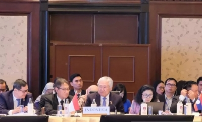 Menteri Perdagangan RI Enggartiasto Lukita dalam rangkaian Pertemuan Menteri Ekonomi ASEAN (ASEAN Economic Ministers&#039; Meeting/AEM) di Bangkok, Thailand, Minggu (8/9).