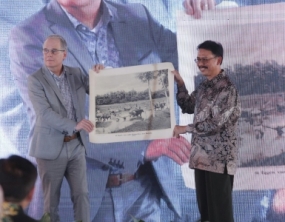 Sekretaris Jenderal Kementerian Pertanian Syukur Iwantoro, mewakili Menteri Pertanian hari ini meresmikan Museum Pertanian serta Gedung Perpustakaan dan Pengetahuan Pertanian Digital (P3D) di kawasan Bogor, Jawa Barat, Senin (22/4). 