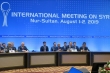 Pertemuan ke-13 penjamin mengenai Suriah, melibatkan wakil dari negara penjamin --Rusia, Iran dan Turki-- diselenggarakan di Nur Sultan, Kazakhstan pada 1-2 Aguatus 2019. (Aliia Raimbekova - Anadolu Agency - CA) (Anadolu Agency)